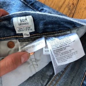 Levi's Jeans - Levi’s 501 skinny Levi's Jeans - Levi’s 501 skinny